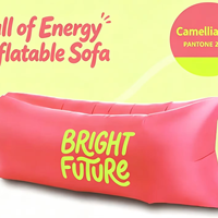 Canapé gonflable portable, gonflage rapide, chaise longue gonflable imperméable avec sac de transport pour la plage, le camping et les pique-niques en plein air