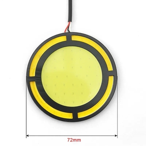 Xe màu Vàng + Trắng COB dẫn ánh sáng ban ngày bóng đèn DRL Đèn ban ngày chạy Sương Mù Ánh Sáng - Product Image 2