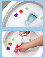 Nouvelle brosse de salle de bain, nettoyant désodorisant pour toilettes, détartrage, élimination des odeurs, nettoyage des taches, gel désodorisant parfumé, brosse