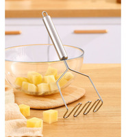 Custom Logo Keuken Fruit Groente Presser Tools Rvs Keuken Aardappel Stamper Mini Aardappel Stamper