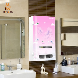 ตู้จำหน่ายผ้าอนามัยแบบติดผนังขนาดเล็ก EU Reyeah สำหรับโรงเรียนและโรงแรม - Product Image 1