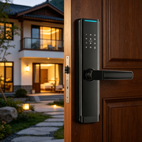 Serrure de porte intelligente à commande par application TTLock, directement de l'usine, serrure électronique numérique sécurisée sans clé pour appartement et maison d'hôtes