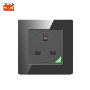 LEDEAST Tuya Smart WiFi Toma de pared Reino Unido Control de voz Monitoreo de energía <span class=keywords><strong>Enchufe</strong></span> inteligente con temporizador Control de aplicación remota Salida única - Product Image 1