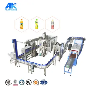 Automatic Water Bottle Filling Machine for Liquid Juice Hot Filling Machines Glass PET Bottling