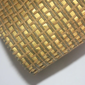 Papier peint en rotin tressé de style japonais, papier peint en herbe de luxe, tissu texturé en <span class=keywords><strong>paille</strong></span> de riz, rouleau pour la décoration de la maison, salon - Product Image 1