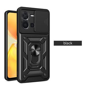 เคสโทรศัพท์ป้องกันเลนส์สไลด์แม่เหล็กแข็งแรงสำหรับ <span class=keywords><strong>VIVO</strong></span> X80 Lite V29 V27 V23 V21 Y91 Y95 Y76 Y55 Y36ฝาครอบป้องกันการตก - Product Image 5