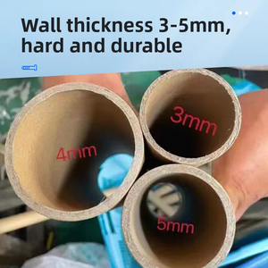Tabung Kertas Kraft Berongga Bentuk Lingkaran, Tebal 5mm, Dapat Disesuaikan - Product Image 4