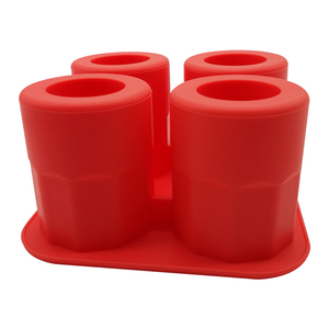 BHD dễ dàng để phát hành Tủ đông cao <span class=keywords><strong>Ice</strong></span> Cup Maker cho Whisky BPA free DIY <span class=keywords><strong>Fancy</strong></span> 4 khoang Silicone <span class=keywords><strong>Ice</strong></span> Shot Glass khuôn - Product Image 4