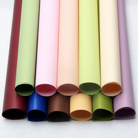 Papier de couleur unie épaissi 7,5 microns, style coréen, pour fleuriste, matériaux floraux pour boutique de fleurs Ouya