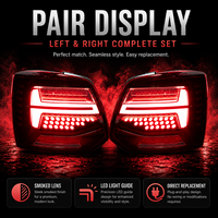 Feux arrière à LED BK pour Volkswagen Polo 2009-2018, clignotants séquentiels, feux de jour DRL, installation Plug & Play