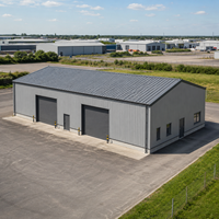 Entrepôt préfabriqué en acier structurel, prêt pour l'extension solaire, conception résistante aux vents, bâtiment industriel en métal pour atelier et stockage