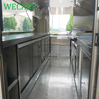 WECARE Concession Stand Cocktail Bar Churros Food Truck Snack Fast Food Chariots et Remorques Cuisine entièrement équipée