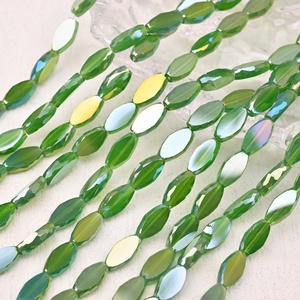 All'ingrosso trasparente ellittica goccia d'acqua 10mm cristallo <span class=keywords><strong>di</strong></span> cristallo perline sciolte per la creazione <span class=keywords><strong>di</strong></span> gioielli e fai da te - Product Image 2