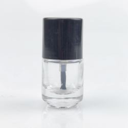 Mini flacons de vernis à ongles en verre portables de 10 ml, conteneur de gel UV, tube cosmétique carré, flacons en verre rechargeables avec bouchon à vis - Product Image 3