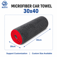 Serviettes de séchage pour voitures en microfibre 30x40 pour usage professionnel, vente en gros pour les acheteurs professionnels