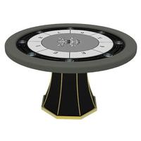 YH 48 pouces Texas Hold Em Poker Table Casino Home Games Gambling Mesas De Juegos Private Poker Room Equipment