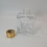 Diffuseur de parfum unique en verre de 200 ml pour usage domestique et laboratoire, avec bouchon à vis et joint en caoutchouc, KeRuiJia KRJ-GH31