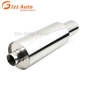 Regolare il tubo di scarico del suono dell'auto silenziatore da 6 pollici Dia Body Racing da 2.5 pollici a 4 pollici silenziatori di scarico universali - Product Image 4