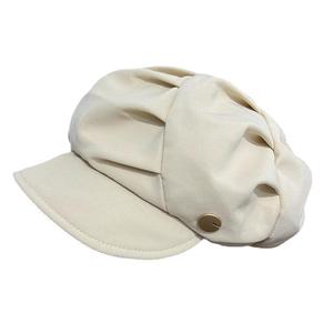Cloud Hat <b>Beret</b> Black Women's Sunscreen Breathable Octagonal Cap For Casual Wear - Product Image 5