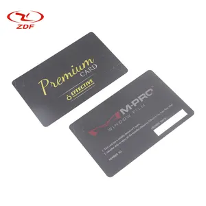 Custom Plastic PETG PVC NFC Smart Chip Access Control Card Metal Business Card VIP Loyalty Card With RFID Technology