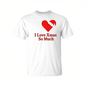 Camiseta navideña Tri-Blend con diseño I Love Xmas So Much - Product Image 2
