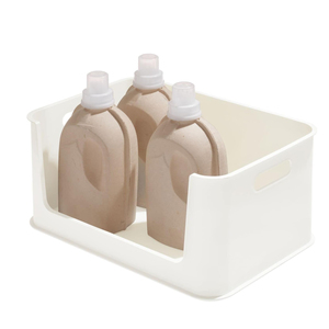 High Quality Injection Oversized <b>Open</b> Top Portable Rectangle Office Organizer PP 50L Eco-Friendly Multifunction Storage Box - Product Image 1