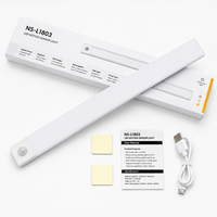 Lumière LED ultra-fine pour armoire avec capteur intelligent de présence humaine pour cuisine moderne
