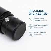 Sonde de fluorescence pour oxygène dissous, testeur portable de qualité de l'eau pour l'aquaculture RAS et l'élevage de crevettes