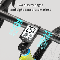 Ordinateur de vélo sans fil, étanche IPX7, rechargeable par Type-C, grand écran 3,0 pouces, autonomie de 300 heures