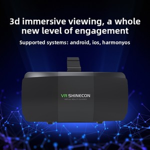 Venta al por mayor Obturador de detección de movimiento Casco Caja transfronteriza 50 "-80" Pantalla Teléfono móvil Juego <span class=keywords><strong>virtual</strong></span> Vr Shinecon Gafas 3D - Product Image 5