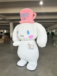 Cinnamoroll gonfiabile cane mascotte Costume personaggio dei <span class=keywords><strong>cartoni</strong></span> animati Cosplay gigante del partito peluche di Halloween gigante divertente <span class=keywords><strong>per</strong></span> <span class=keywords><strong>adulti</strong></span> - Product Image 3