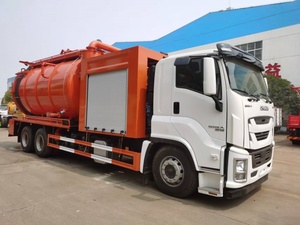 1SUZU GIGA Heavy 6x4 Euro 6 Diesel Sewage <b>Suction</b> Truck 20cbm High Pressure Vacuum <b>Pump</b> Fecal Septic Tanker - Product Image 5