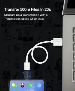 CableCreation tip C mikro USB dişi adaptörü USB-C mikro OTG dönüştürücü için Smartphone