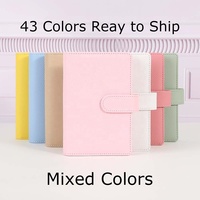 Agenda/Planificateur A6 Yihe, best-seller, 43 couleurs, en cuir gaufré souple de luxe, relié à 6 anneaux, avec feuille volante disponible