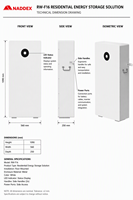 Prix usine Marque OEM RW-F16 Batterie de stockage d'énergie domestique LiFePO4 48V Onduleur hybride SUN-20K-SG05LP3-EU-SM2 Résidentiel 6000
