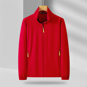 Men Lightweight <b>Stand</b> Up Collar Windbreaker Full Sleeve Outdoor Sportswear Autumn Workwear Team Building Jacket Custom Logo - Product Image 2