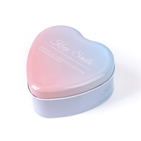 Boîte Cadeau Souvenir en Métal en Forme de Cœur pour Bonbons de Mariage, Élastiques à Cheveux, Écologique, Jetable, Artisanale, Design Dessin Animé, Bougie