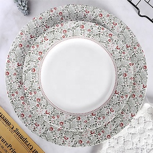 Wholesale Custom 18pcs Decal New Design Custom Logo Colored Porcelain Ceramic <b>Dinnerware</b> Set - Product Image 1