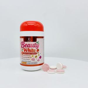 Tabletas de Doble Capa DUOZI Beauty White, Colágeno, Vitamina C, Alfa Arbutina, Blanqueamiento de la Piel, Suplemento Dietético, Marca Privada OEM - Product Image 1