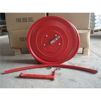 Tuyau d'incendie XF de haute qualité avec dévidoir télescopique mural en PVC/Acier/Laiton/Caoutchouc, type manuel/automatique, rouge laiton