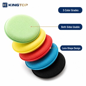 Tampon de polissage rotatif en mousse Kingtop haute performance de 3 pouces (150 mm) DA - Tampon de découpe en microfibre robuste - Product Image 1