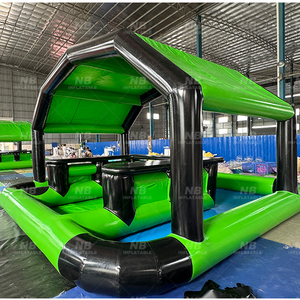 Opblaasbare buitenbar voor in de tuin, PVC zwembadbar, op maat gemaakte drinktent, grote opblaasbare pubbar met zitplaatsen voor feesten - Product Image 2