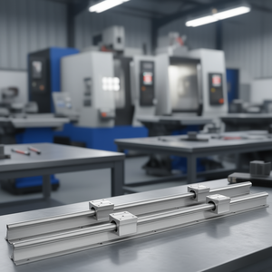 Rail linéaire SBR16 de 800 mm avec bloc de roulement SBR16UU pour équipement de machines automatisées, matériau aluminium - Product Image 2