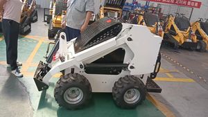 460 onesto Multi funzionale Mini Skid Steer Loader HM460 con secchio automatico livellamento frontale caricatore per la vendita - Product Image 3