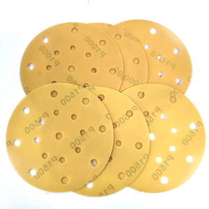 Lijadora Orbital profesional de 6 pulgadas, gancho y bucle, pintura de coche, papel de lija de Metal y madera, discos de lijado Automotrices - Product Image 3