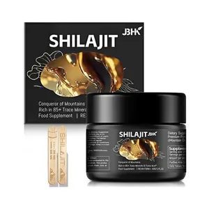 Résine Shilajit de marque privée OEM ODM Natures Balance Santé Complément alimentaire Produits Shilajit