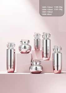 Compre el juego de cosméticos decorativos Juego de botellas de vidrio cosméticas con bomba de tratamiento para el paquete de crema de loción Sub-botella - Product Image 4