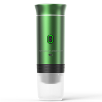 Mesin Espresso Portabel dengan Fungsi Pemanas Air, Mesin Kopi Kapsul Genggam, Dapat Diisi Ulang via USB, Mesin Kapsul 3 in 1 OEM