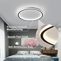 Plafonnier LED en acrylique - Éclairage LED pour la pièce, télécommande, gradation trois couleurs, chambre à coucher, salon, directement de l'usine, OEM/ODM