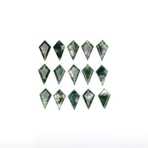 Zafiro Verde Natural en Forma de Cometa, Gema Suelta Facetada para Joyería - Product Image 4